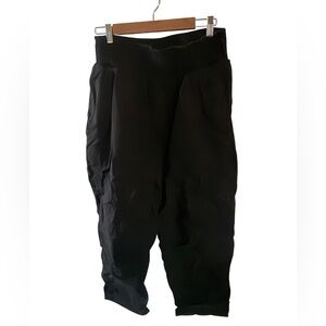 Lucy & Yak Alexa High Waisted Pants Large Black 100% Organic Cotton